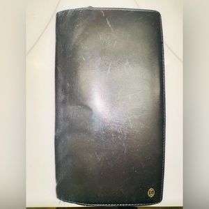 Black Leather Cartier Wallet
